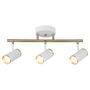 Opviq Lume - 71-13 Lámpara de araña de metal laca blanca y antigua